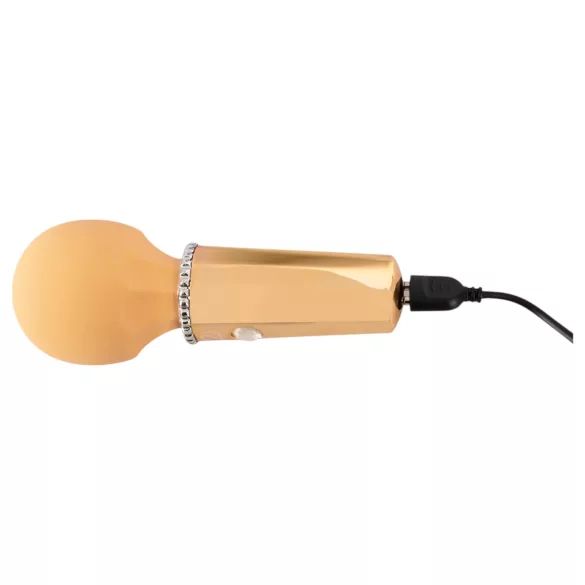 You2Toys - mini wand vibrator - uppladdningsbar - gul