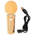 You2Toys - mini wand vibrator - uppladdningsbar - gul