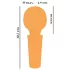 You2Toys - mini wand vibrator - uppladdningsbar - gul