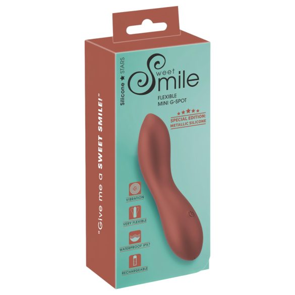 Smile - flexibel mini G-punktvibrator (brons)