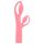 You2Toys - Rabbitvibrator med klitorisstimulans - uppladdningsbar - rosa