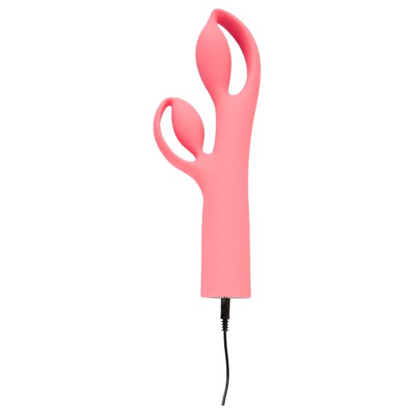 You2Toys - Rabbitvibrator med klitorisstimulans - uppladdningsbar - rosa