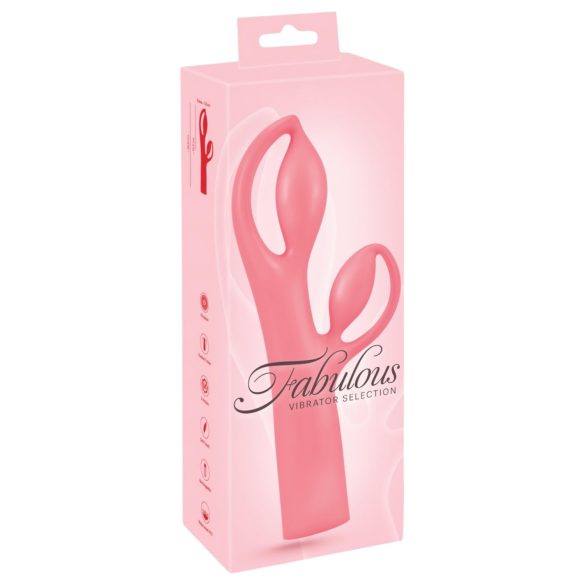 You2Toys - Rabbitvibrator med klitorisstimulans - uppladdningsbar - rosa