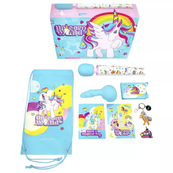 le Wand Unicorn - massagevibrator set - regnbågsfärgad