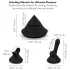 The Cowgirl Cone - appstyrd premium-sexmaskin - med 2 utbytbara tillbehör, 20 vibrationslägen (svart)