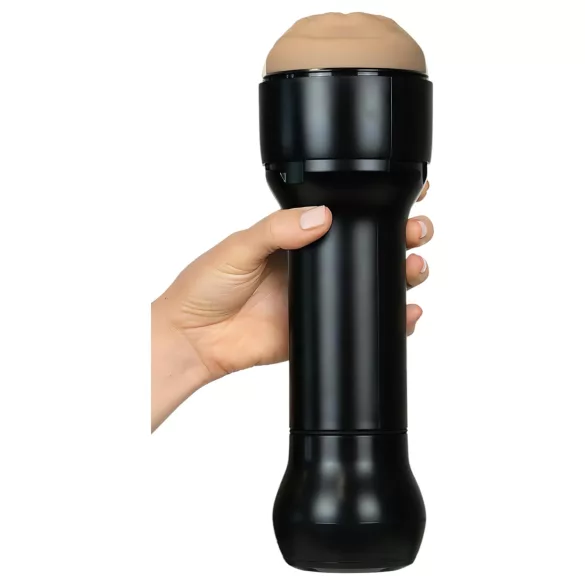Kiiroo - masturbator med sugfunktion - Victoria June mun - svart
