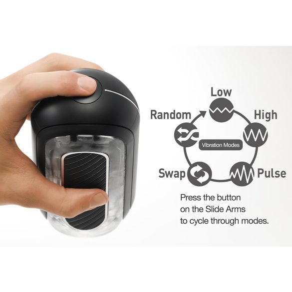 TENGA Flip Zero - kraftfull masturbator (svart)