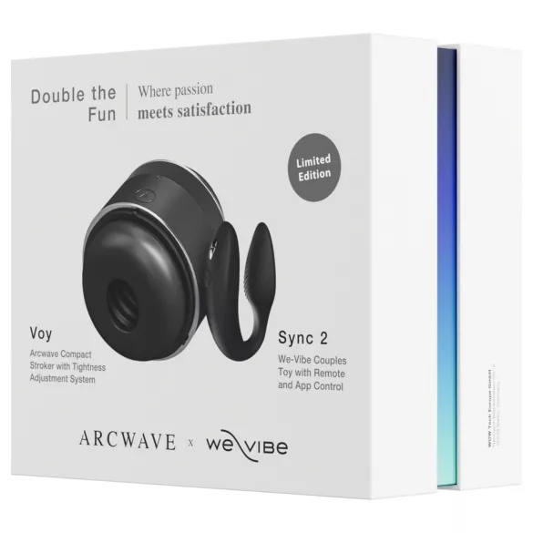 Arcwave Voy och We-Vibe Sync 2 - Double the Fun set (svart)