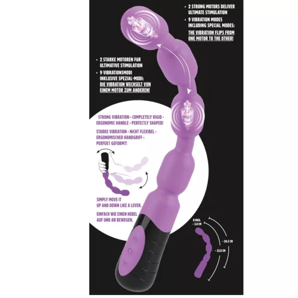 You2Toys - g-punktsvibrator med pärlor - lila
