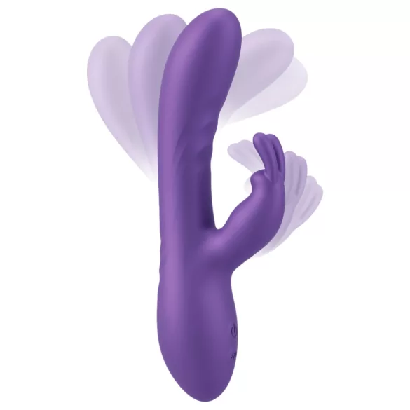 Smile - rabbitvibrator med klitorisstimulator - lila