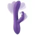 Smile - rabbitvibrator med klitorisstimulator - lila