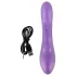 Smile - rabbitvibrator med klitorisstimulator - lila