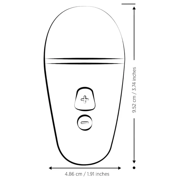 ROMP Free X - uppladdningsbar lufttryck vibrator för klitoris - lila