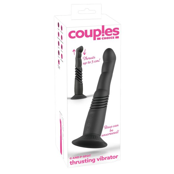Couples Choice - parvibrator för G-punkt och prostata - svart