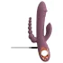 You2Toys - vibrator med tre armar - uppladdningsbar - lila
