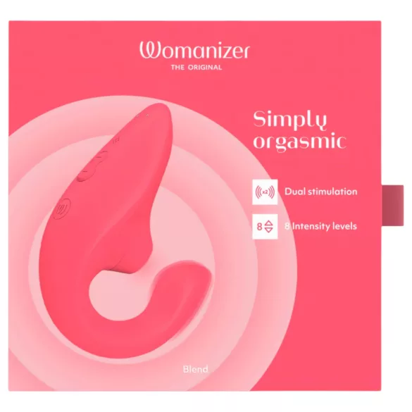 Womanizer Blend - G-punktvibrator och klitorisstimulator (korall)
