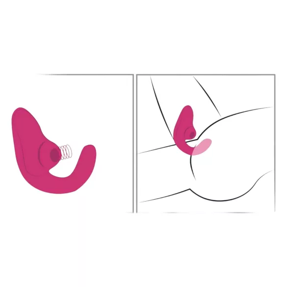 Womanizer Blend - G-punktsvibrator och klitorisstimulator (rosa)