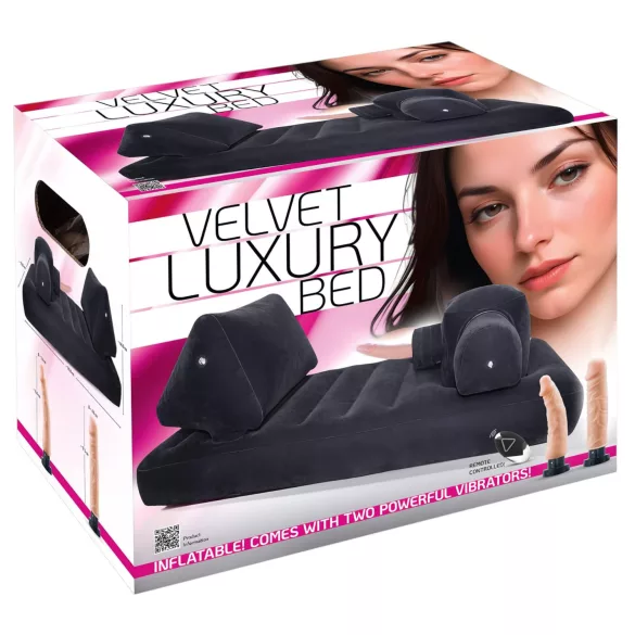 You2Toys Velvet Luxury - sexmaskin med inbyggd säng (svart)