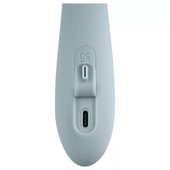 Svakom Chika - App-styrd vibrator med klitorisstimulator (grå)