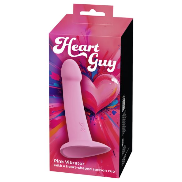You2Toys - vibrator med hjärtform - silikon rosa