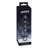 Anos - 2-motorig anal vibrator med rörliga kulor (svart)
