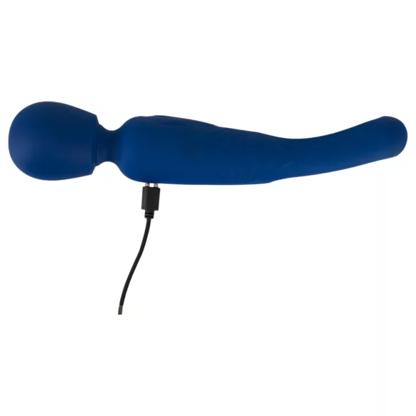 Smile - 2-i-1 tungmassager‑vibrator (blå)
