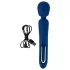 Smile - 2-i-1 tungmassager‑vibrator (blå)