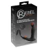 Rebel - prostata vibrator med stötfunktion - svart
