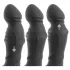 Rebel - prostata vibrator med stötfunktion - svart