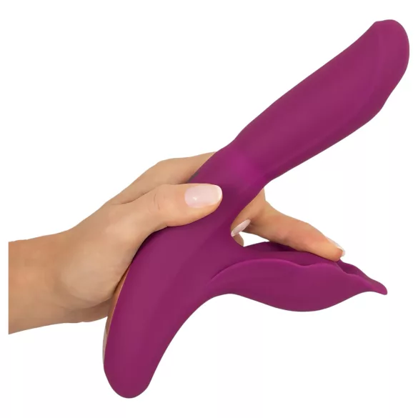 Javida - G-punkt och klitorisstimulator vibrator 4-i-1 lila
