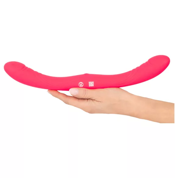 Couples Choice - dubbeländad vibrator - silikon - rosa