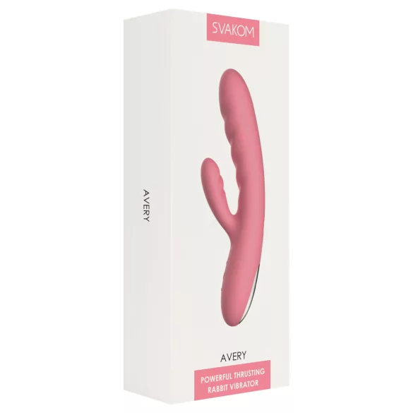Svakom Avery - vibrator med klitorisarm och stötfunktion - uppladdningsbar