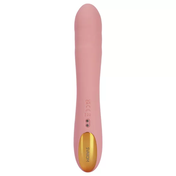 Svakom Ava Neo - thrusting vibrator - appstyrd - silikon rosa