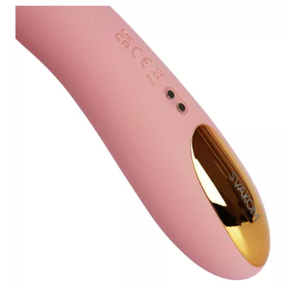 Svakom Ava Neo - thrusting vibrator - appstyrd - silikon rosa