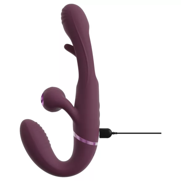 Javida - remfri påsättningsbar parvibrator (lila)