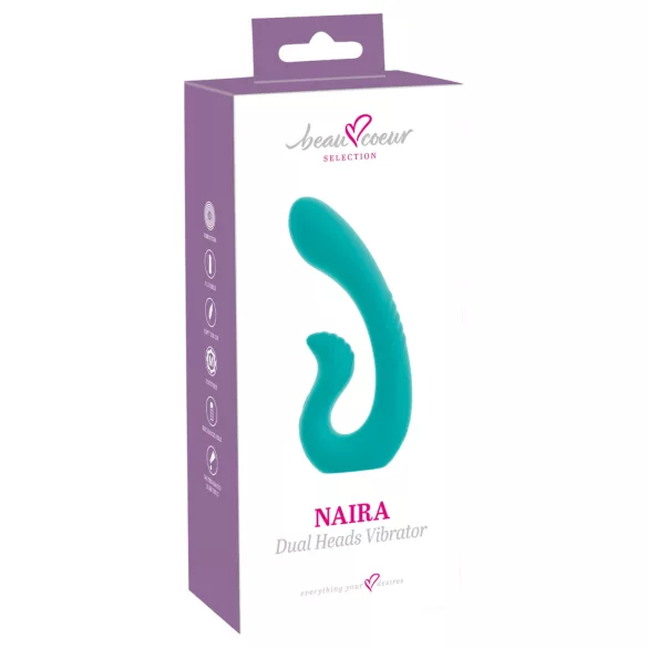 Beau Coeur Naira - G-punkt och klitorisstimulator vibrator - grön