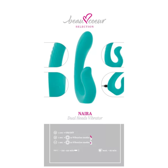 Beau Coeur Naira - G-punkt och klitorisstimulator vibrator - grön