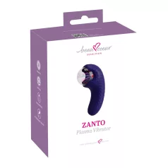 Beau Coeur Zanto - vibrator med plasteffekt - blå