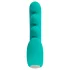 Beau Coeur Sylora - pärlbesatt 2-i-1 vibrator (grön)