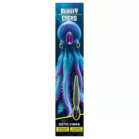 Beasty Cocks - vibrator med bläckfiskarm - grön