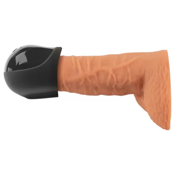 Rebel - vattentät ollonvibrator - svart