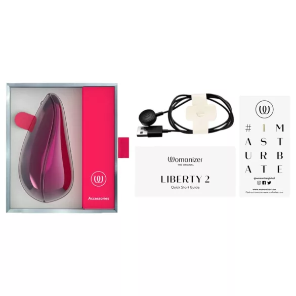 Womanizer Liberty 2 Iggy Azalea - lufttryck vibrator för klitoris - rosa