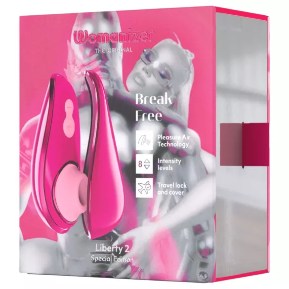 Womanizer Liberty 2 Iggy Azalea - lufttryck vibrator för klitoris - rosa
