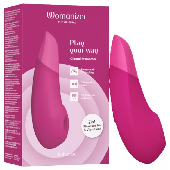 Womanizer Enhance - klitorisstimulator med luftvågor (rosa)