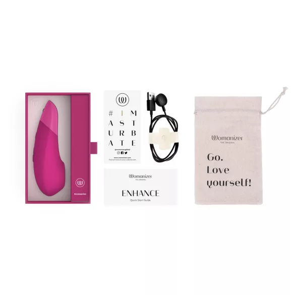 Womanizer Enhance - klitorisstimulator med luftvågor (rosa)