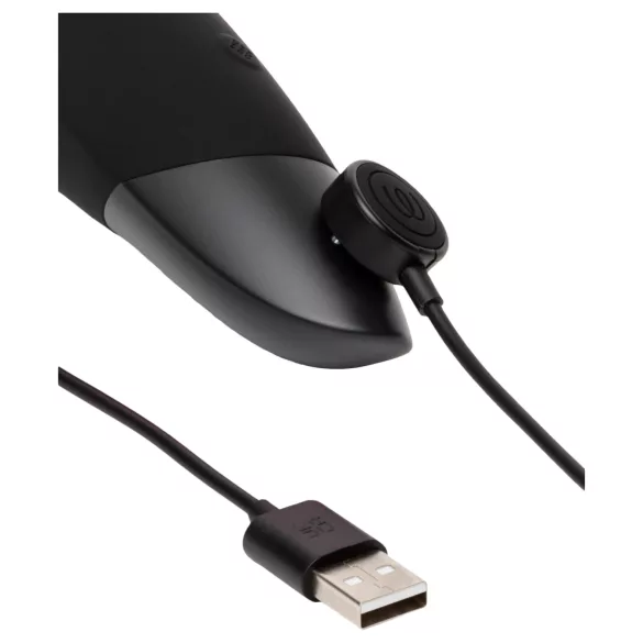 Womanizer Enhance 2-i-1 luftvågsklitorisstimulator + vibrator (svart)