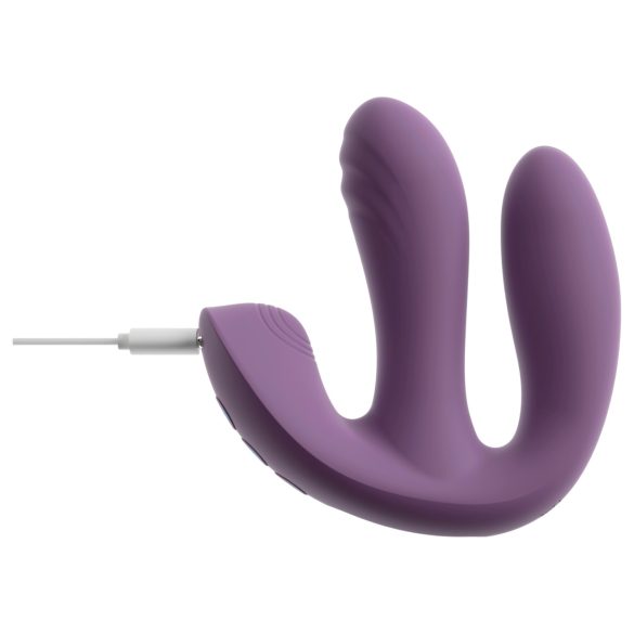 Beau Coeur Mireva - vibrator med tre armar - fjärrstyrd - lila