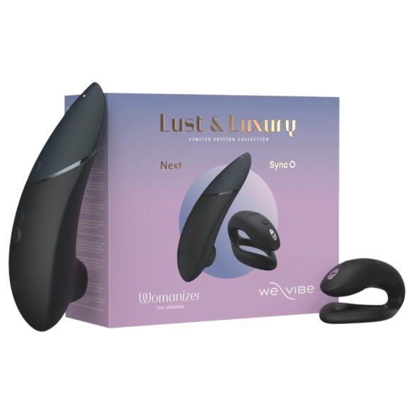 Womanizer Lust&Luxury - klitoris- och parvibrator set - svart