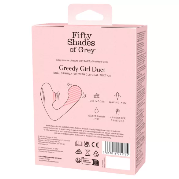 Fifty Shades of Grey - G-punktvibrator - stark vibration - svart