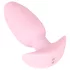 Cuties Mini - analplugg med vibration - silikon rosa